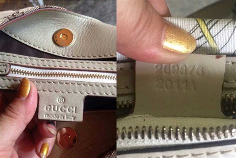 gucci sales memo fake|gucci purse serial number.